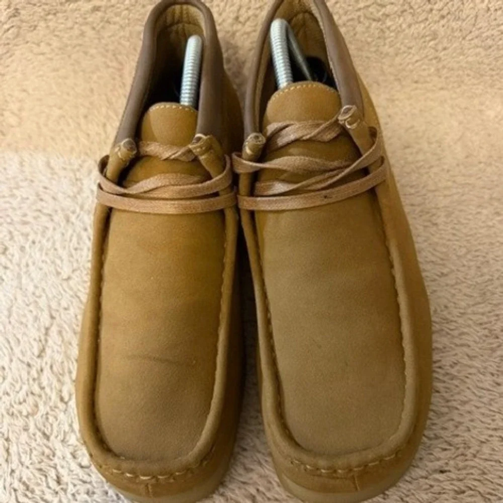 Savannah Harbor Chukka Boots Mens Size 9M Tan Hawk Wallabee Style Casual Shoes